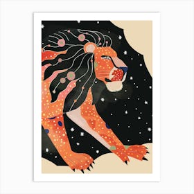 Astral Lion Art Print