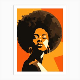 Afro Girl 20 Art Print