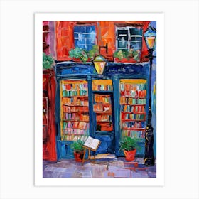 London Book Nook Bookshop 3 Art Print