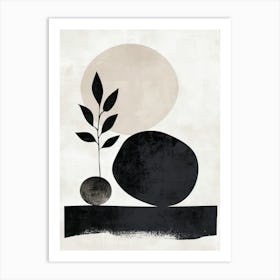 Myitkyina Stone Park Bauhaus Minimalist Art Print