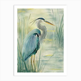 Great Blue Heron 1 Art Print