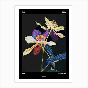 No Rain No Flowers Poster Hellebore 2 Art Print