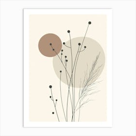 Sand And Grass Art Print