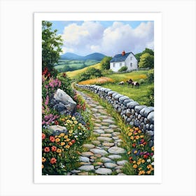 Rolling Hills Of Ireland 12 Art Print