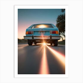 Mercedes-Benz Sl Art Print