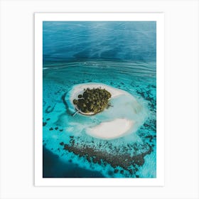 Island In The Maldives 5 Art Print