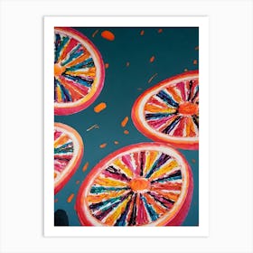 Orange Slices Art Print