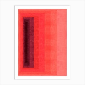 Modern gradient geometry 9 Art Print