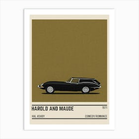 Harold And Maude Car Movie Art Print