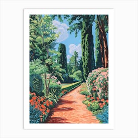 Barnes Common London Parks Garden 4 Painting Art Print