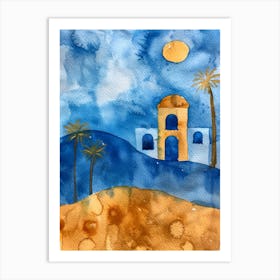 House In The Desert 8 Art Print