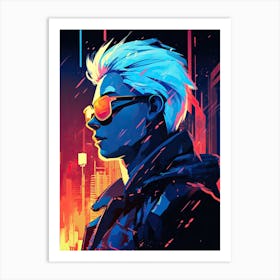 Cyberpunk punk 1 Art Print