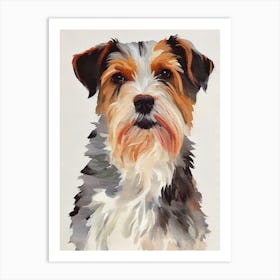 Glen Of Imaal Terrier 4 Watercolour Dog Art Print