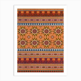 Arabic Art Pattern, Emile Prisses D’Avennes, La Decoration Arabe,Digitally Enhanced Lithograph From Own Art Print