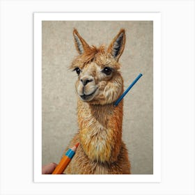 Llama 22 Art Print