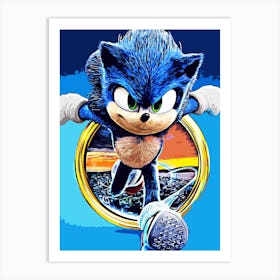 Sonic The Hedgehog 1 Art Print