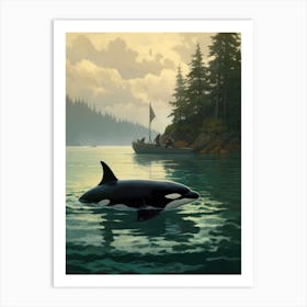 Orca Whale 6 Art Print