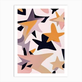 Star Formation Musted Pastels Space Art Print