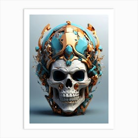 Skull Art Print