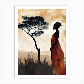 Africa'S Boho Art; The Forest Fantasy Art Print