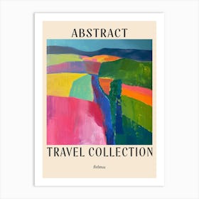 Abstract Travel Collection Poster Belarus 5 Art Print