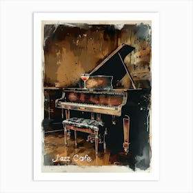 Jazz Cafe 3 Art Print