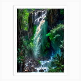 Cascada De Basaseachi, Mexico Nat Viga Style (2) Art Print