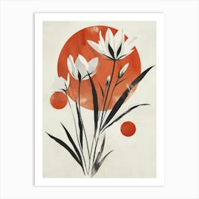 Asian Tulips Art Print