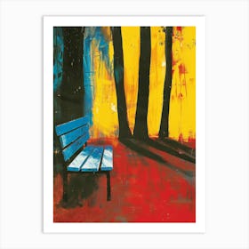 Park Bench Art Print