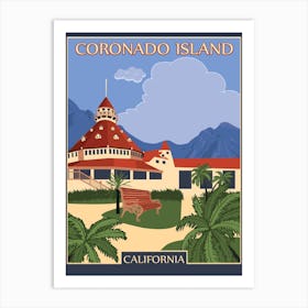 Coronado Island, California, USA Art Print