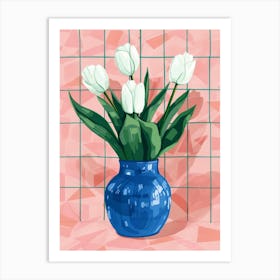 Tulips In A Vase 19 Art Print