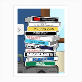 Stack Of Cds Art Print