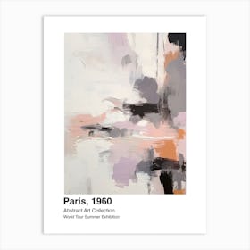 World Tour Exhibition, Abstract Art, Paris, 1960 11 Art Print