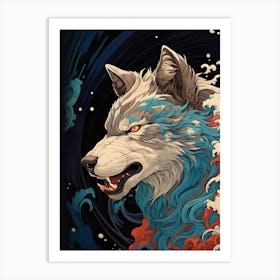 Wolf animal Art Print