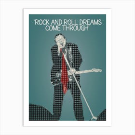 Rock And Roll Dreams Come Through Art Print