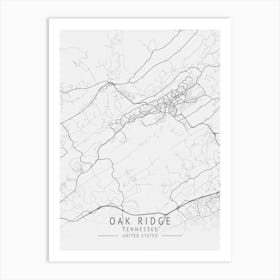 Oak Ridge Tennessee Art Print