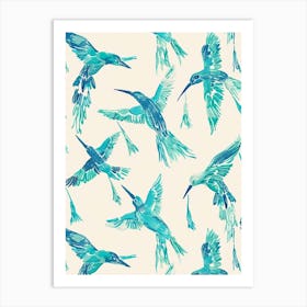 Hummingbirds 4 Art Print