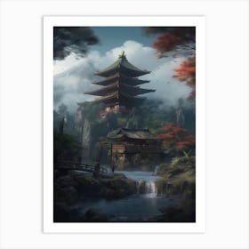 Japanese Pagoda 20 Art Print