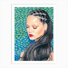 Rihanna Art Print