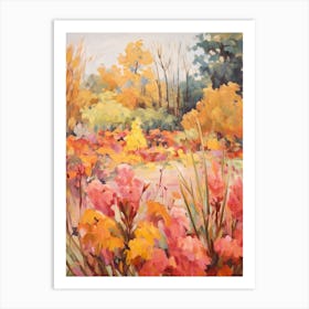 Autumn Gardens Painting Le Jardin Plume France 3 Art Print