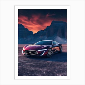 Maserati Granturismo 8 Art Print