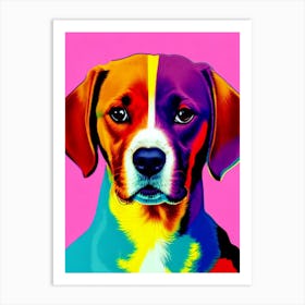 Beagle Andy Warhol Style Dog Art Print
