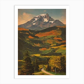 Réunion National Park France Vintage Poster Art Print