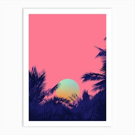 Moon From The Jungle Art Print
