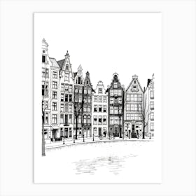 Amsterdam Cityscape Art Print