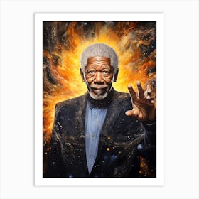 Morgan Freeman (3) Art Print