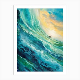 Ocean Waves Art Print