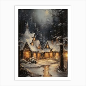 Winter'S Night Art Print