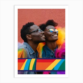 Rainbow Love Art Print