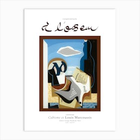Composition A L'Oiseau, Louis Marcoussis Exhibition Poster Art Print